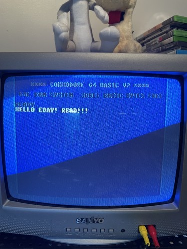Commodore 64 Computer And 1541 Floppy Disk Drive Powers On/For Parts Or Repair - Afbeelding 12 van 12