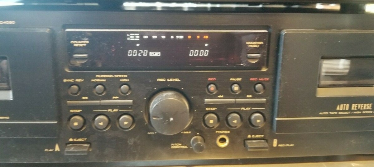Marantz SD-4050 Dual Cassette Deck Player Recorder -Same day