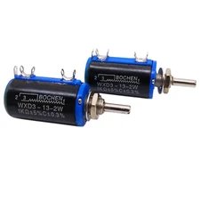 US Stock 2x 1K ohm WXD3-13 Rotary Multi-turn Wirewound Precision Potentiometer