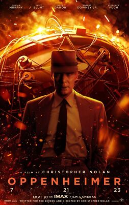 Oppenheimer (2023)  Movie Poster Premium Gloss Christopher Nolan