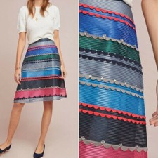 ANTHROPOLOGIE PRISMA PLEATED SKIRT New with tag MSRP 200