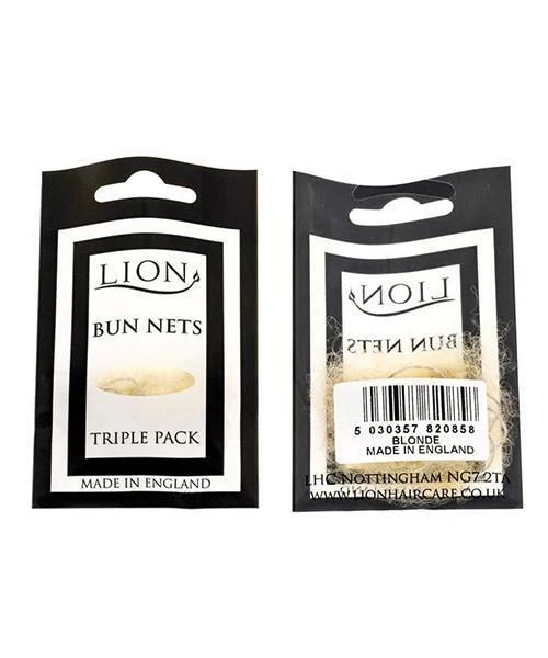 30 Lion Bun Hair Nets (10 packets of 3) Dance Ballet Equestrian Sleek Cover - Image 2 of 4
