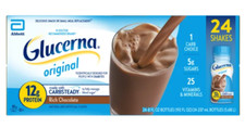 Glucerna Diabetic Nutritional Beverage, 8 Fluid Ounces, 24 Shakes RICH CHOCOLATE