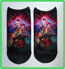 new Stranger Things Eleven Socks foot Sox set 2 pairs youth boys girls