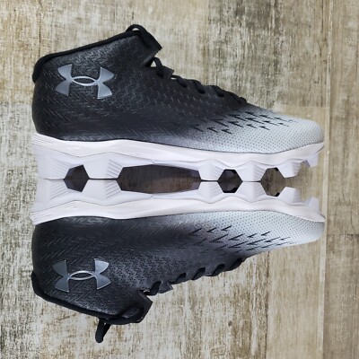 Under Armour Spotlight Franchise RM 4.0 Men Size US 9 Black Silver Cleats Men main image 4