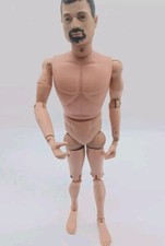 Vintage 1964 Gi Joe abito uniforme capelli blu modellati cicatrice militare (non completa)