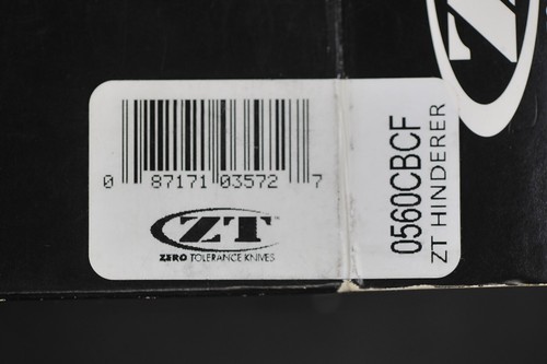 Zero Tolerance Limited Edition 0560 CBCF S110V/14C28 Blade. Carbon Fiber Handle - Picture 15 of 16