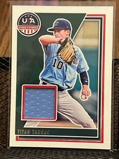 TITAN TARGAC 2022 STARS & STRIPES TEAM USA ROOKIE WORN JERSEY PATCH RELIC ADP RC