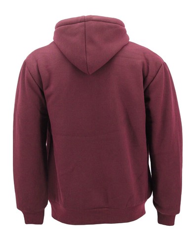 Men's Heavyweight Thermal Zip Up Hoodie Warm Sherpa Lined Sweater Jacket - Picture 27 of 29
