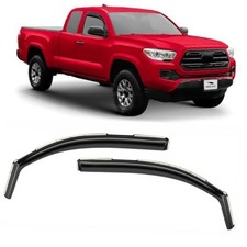 in-Channel Extra Durable Rain Guards for Toyota Tacoma 2016 For Tacoma 16-23