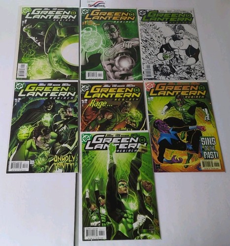 Green Lantern-Rebirth #1-6 Full Run Lot Of 6, 2 Variant Covers