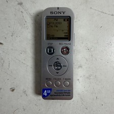 Sony UX523F Gray 4GB High Sensitiviy S-Mic System Digital Flash Voice Recorder