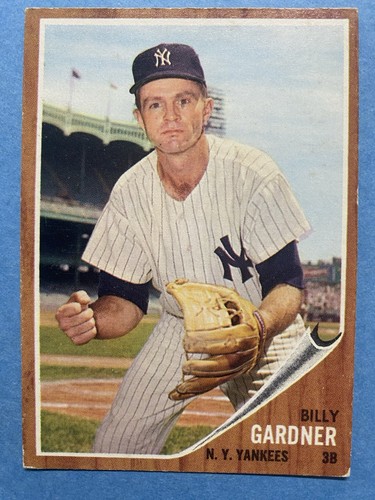 Billy Gardner #338 1962 Topps card
