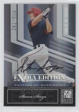2007 Donruss Elite Extra Edition 262/500 Steven Souza Jr #39 Auto 0gm