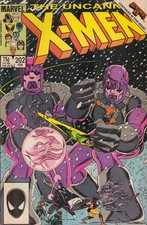 51722: Marvel Comics UNCANNY X-MEN #202 VG Grade