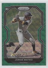 2021 Panini Prizm Tier II Green Wave Prizm Jorge Mateo #196 0b3