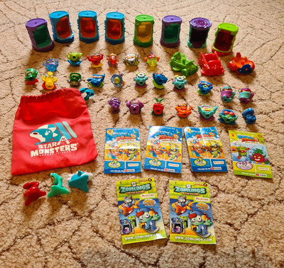27 Figuren Super Zings  - Zomblings - Star Monsters