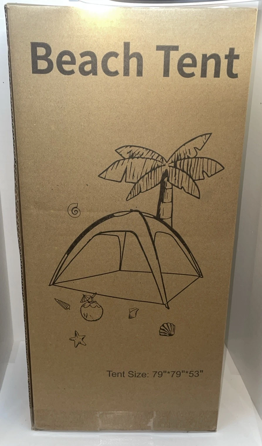 Sumerice Family 79”x79”x53” Blue Collapsible Beach/Sun Tent ~ New