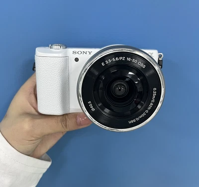 Sony Alpha a5100 Mirrorless White w/ E 16-50mm Lens 24MP Camera | eBay