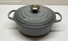 Le Creuset Signature Cast-Iron Dutch Oven w/ Lid 3 1/2 Qt. Oyster Gray