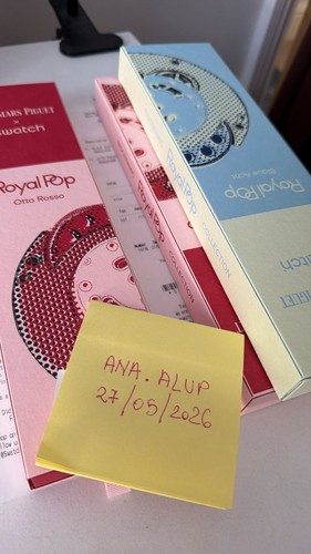 AP X SWATCH - ROYAL POP COLLECTION- OTTO ROSSO AND BLAUE ACHT ...