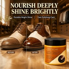 Beeswax Shoe Polish 1.69oz Jar for Oxford Shoes Derby Shoes Loafers Saddle Shoes