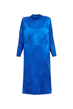 VALENTINO GARAVANI Blue Jacquard Mini Dress New & Authentic