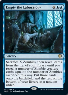 Empty the Laboratory - NM R : Commander 2021 Midnight Hunt