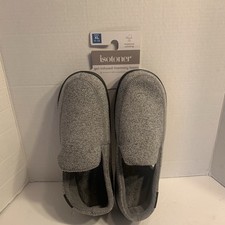 Isotoner Space Dye Men's Moccasin Memory foam moisture wicking Slippers 11-12XL