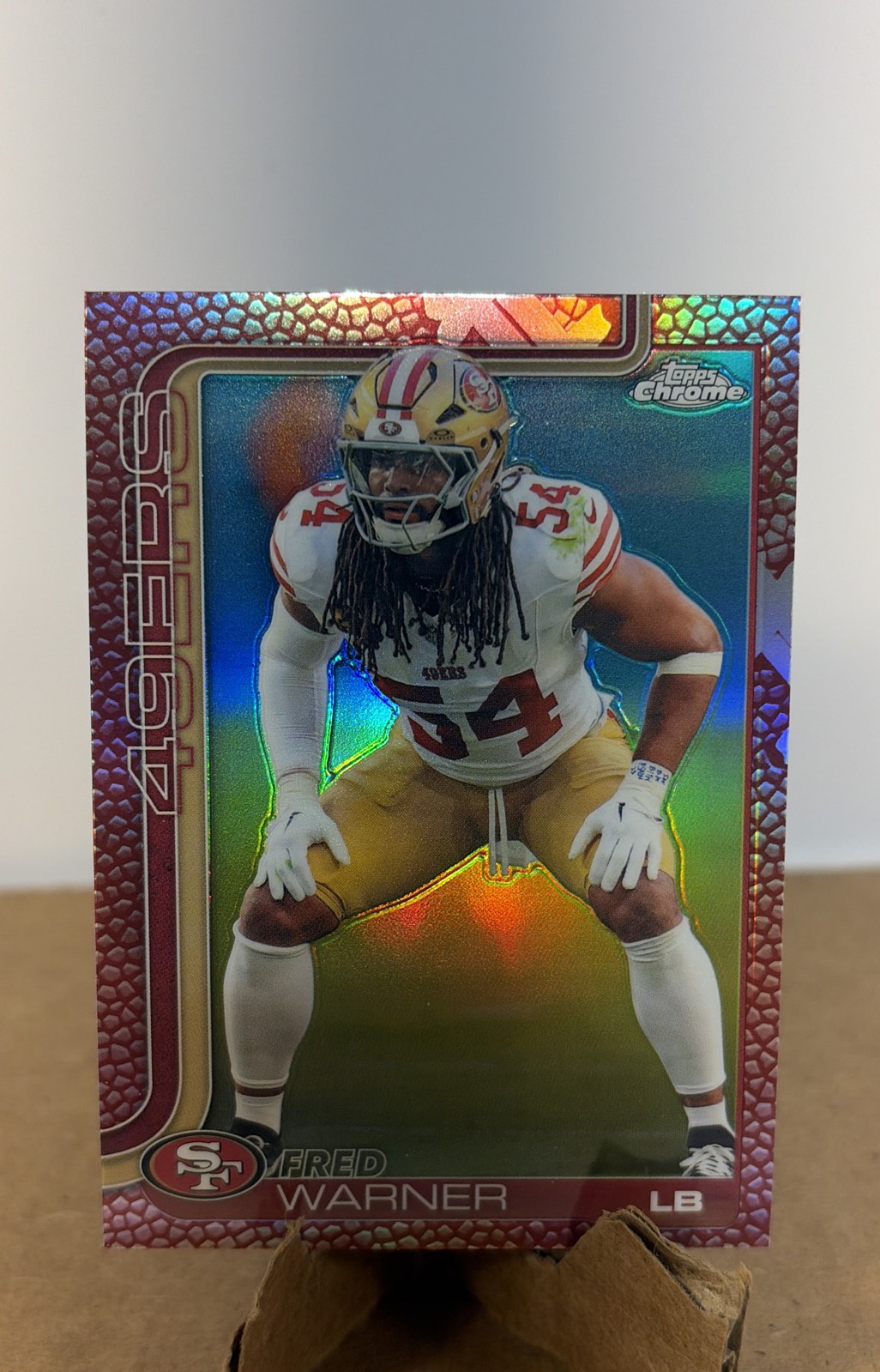 2025 Topps Chrome - Fred Warner #268 Leather Refractor