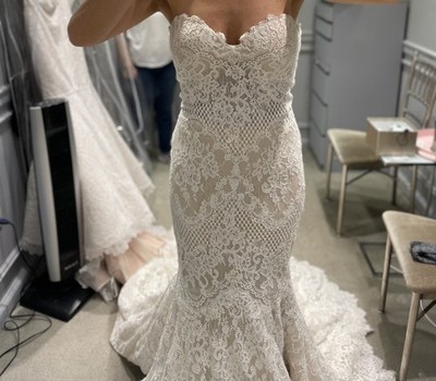 Kleinfeld Bridal Sample Allure Bridals Wedding Dress Ivory Lace Never Worn | eBay Kleinfeld Bridal Sample Allure Bridals Wedding Dress Ivory Lace Never Worn | eBay
