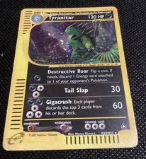 Tyranitar | H28/H32 | Aquapolis 2002 Holo E-Series Pokemon TCG Vintage - LP 🔥