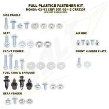 Bolt MC Hardware Fastener Plastick Kit HON-0150230