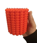 Halloween Pumpkin Pencil Holder - Fall Festive Plastic Desk Organizer - Orange