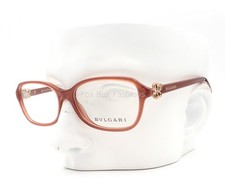 Bvlgari BV4072-B 5265 Eyeglasses Glasses Brown Blush Copper Flowers 54-16-140