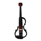 Headless Electric Violin Carbon Fiber Body ABS Edge Silent Electric Violin For