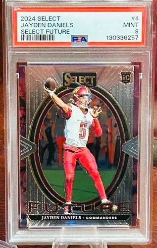 2024 Panini Select - Select Future Jayden Daniels #4 (RC) PSA 9