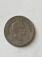 1956 Colombia Coin-20 Centavos-Circulated