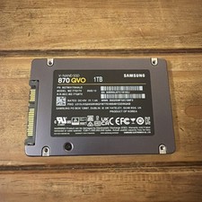 Samsung EVO V NAND SSD 2.5 DRIVE -870 QVO 1 TB MZ-77Q1TO- PERFECT CONDITION..