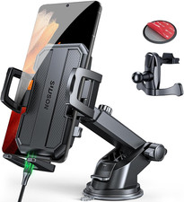 3-in-1 Car Phone Holder Mount Strong Suction 360  Adjustable for iPhone Samsung