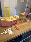 VINTAGE 1987 Mattel Barbie Ice Cream Shoppe Playset ~ Nearly Complete