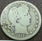 US 1911 Barber Quarter  **