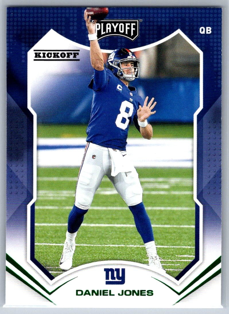 2021 Panini Playoff Daniel Jones Kickoff #107