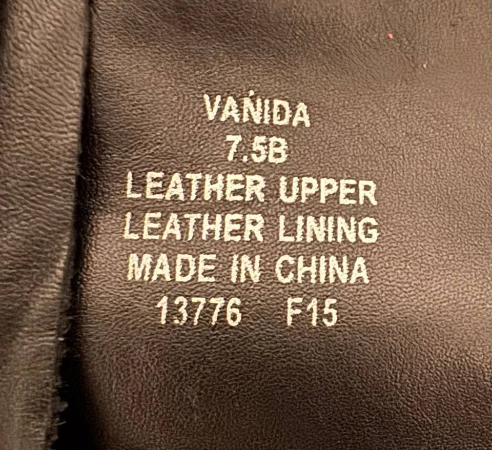 Ralph Lauren Vanida Botas con Flecos de Cuero Gamuza Negras 7.5 Boho Western Y2K Foto 4 de 4