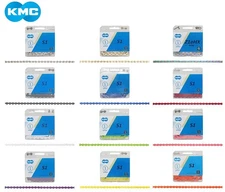 KMC Bicycle Chain 1/2" x 1/8" 112L –BMX, Lowrider, Cruiser, Kids Bike –14 Colors