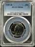 1987-D 25C Washington Quarter Dollar PCGS MS66 83674912