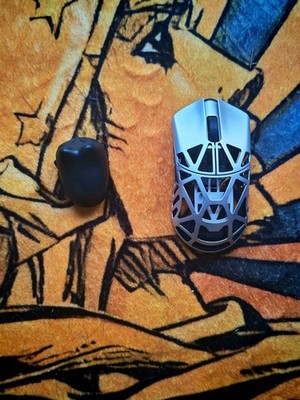 WLMOUSE BEAST X Mini Pro Wireless Optical Gaming Mouse 4000 DPI SILVER