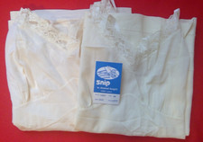 2 Vintage ladies full slips 100 nylon, snip to desired length sz 36 new w/tags
