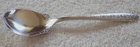 Vtg Wallace Sterling Silver Normandie Sugar Spoon Flowers Decor Bowl Edge 6-1/8"