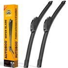 AUTOBOO 26"/16" OEM Quality All-Season Windshield Wiper Blades (2-Pack)